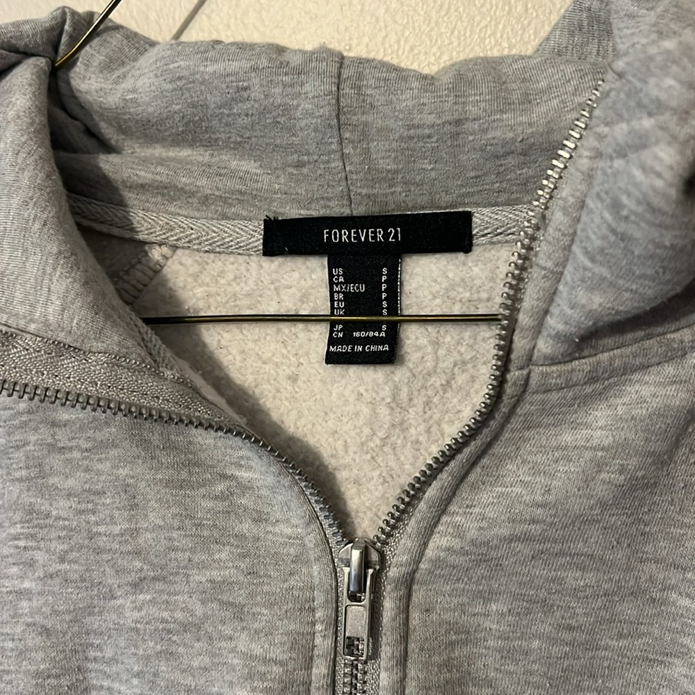 Grey Zip Up Jacket - Picture 3 of 6